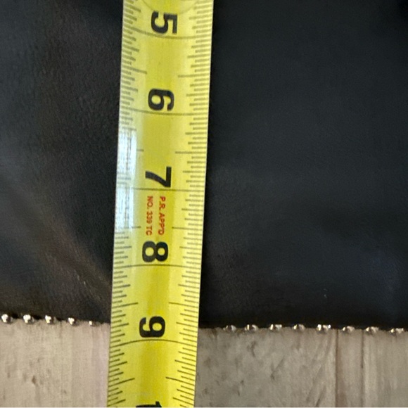 Carlos by Carlos Santana Black clutch with Silver Studs - Picture 9 of 9